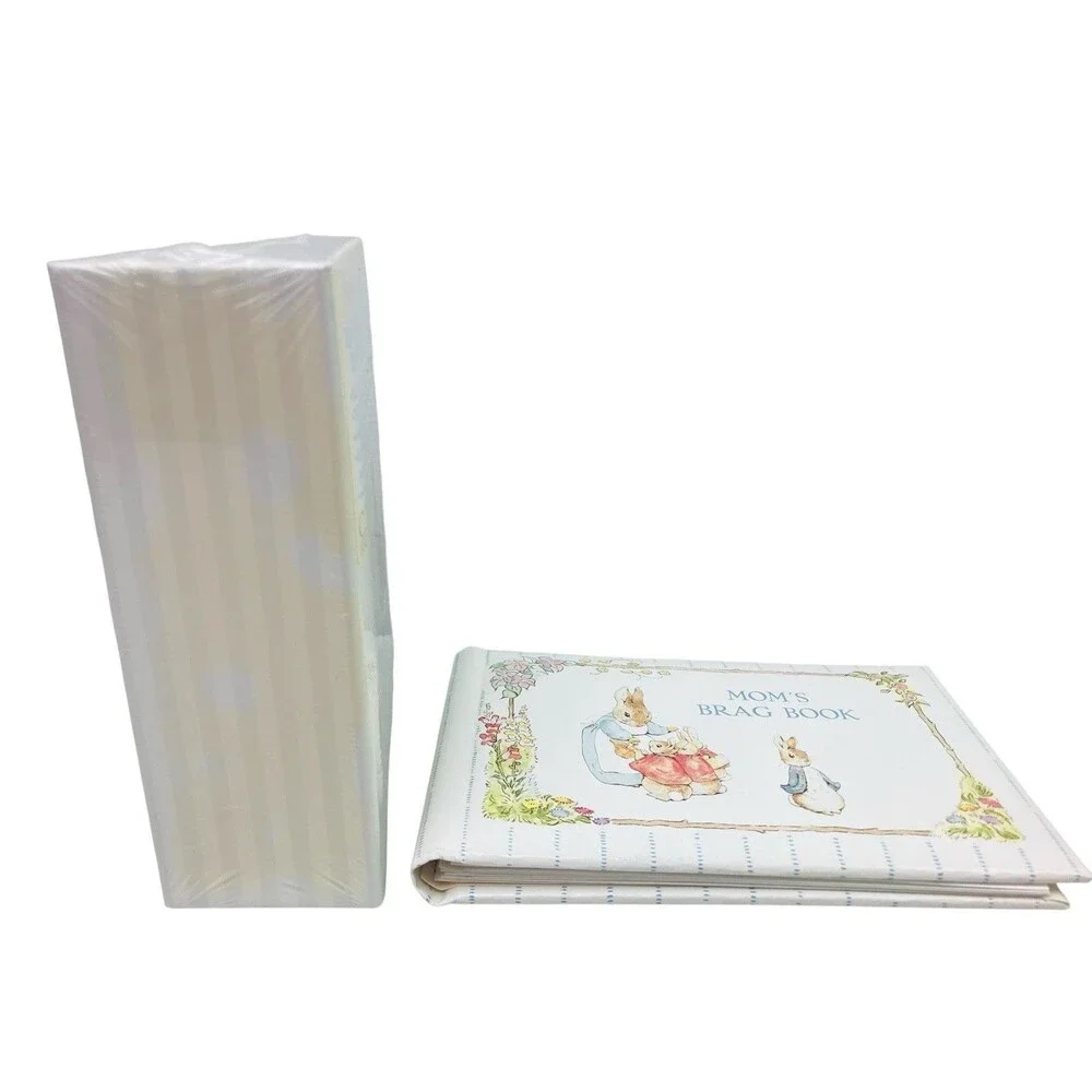 Vintage 90s Beatrix Potter Peter Rabbit Baby Photo Album & Brag Book 120+ Pics